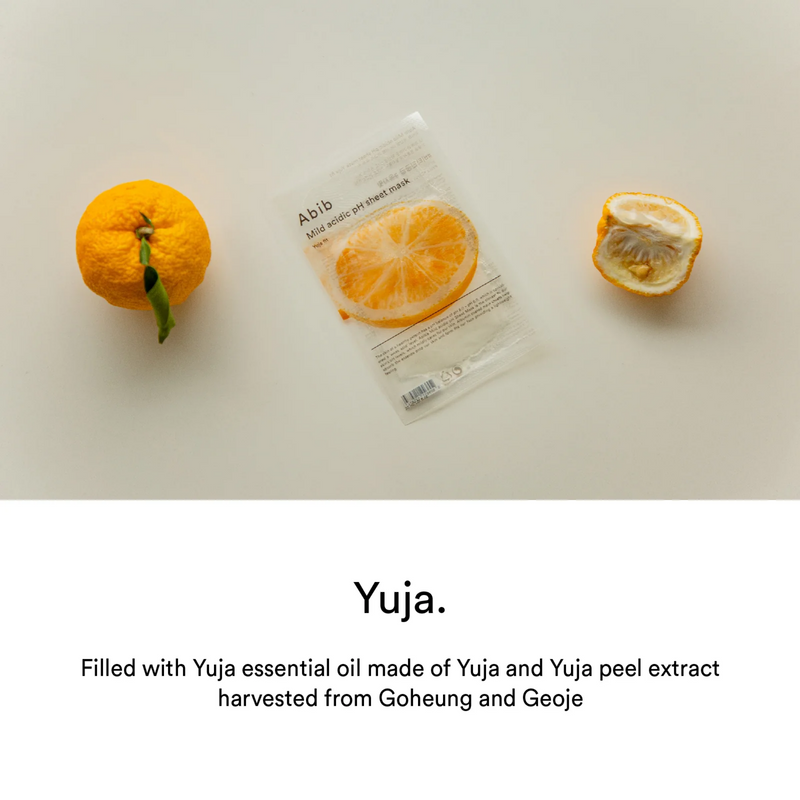 ABIB Mild Acidic pH Sheet Mask Yuja Fit benefits