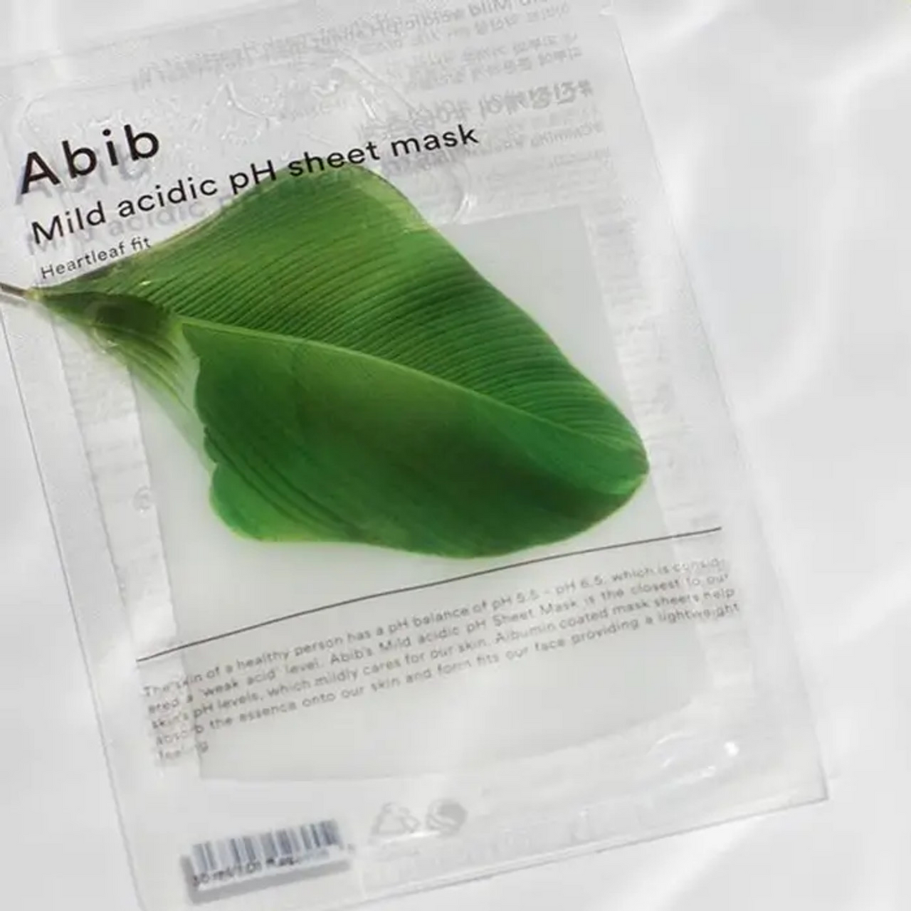 Mild Acidic pH Sheet Heartleaf Fit (1pcs)