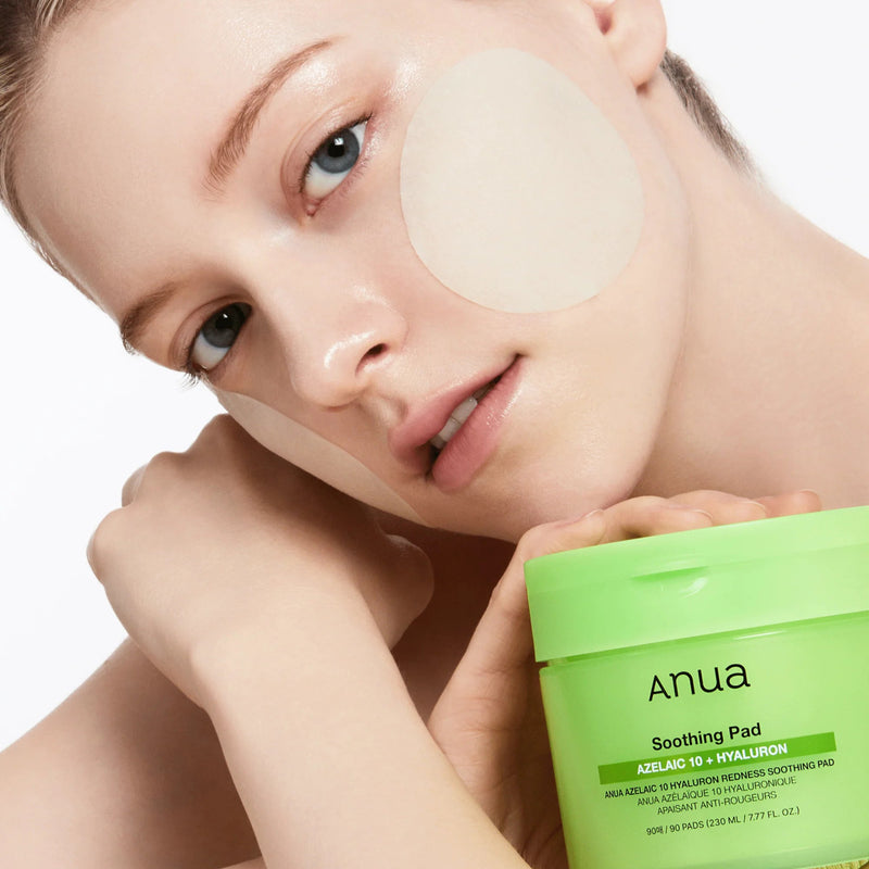 ANUA Azelaic 10 Hyaluron Redness Soothing Pad (90 pads) MODEL