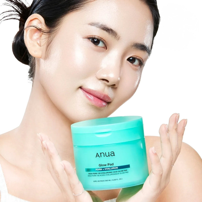 ANUA PDRN 100 Hyaluronic Acid Glow Pad (60 pads) MODEL