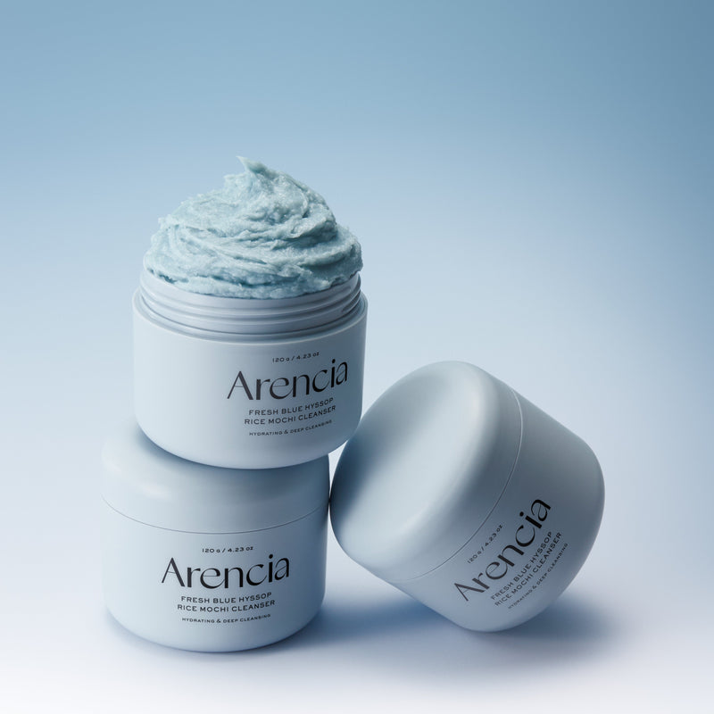 Arencia Blue Hyssop Rice Mochi Cleanser (120g)