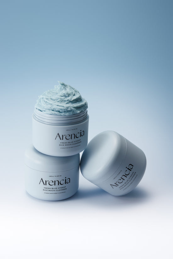 Arencia Blue Hyssop Rice Mochi Cleanser (120g)