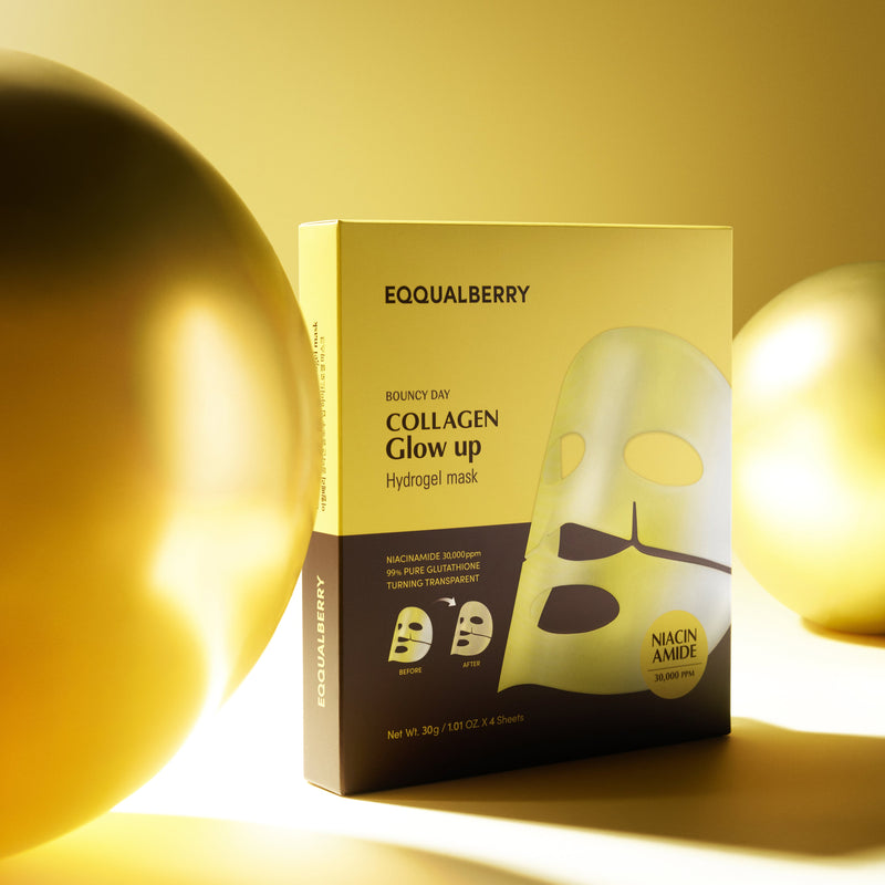 Eqqualberry Collagen Glow Up Hydrogel Mask CONCEPT SHOT