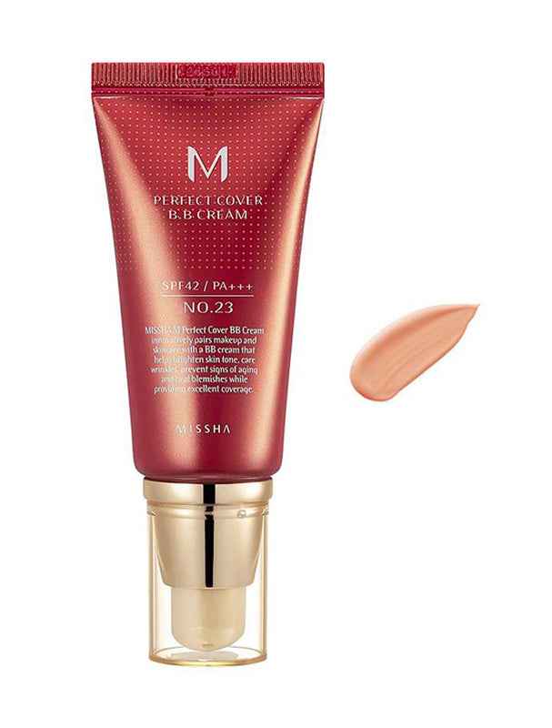 MISSHA - M Perfect Cover BB Cream SPF42 PA+++ swatches 23