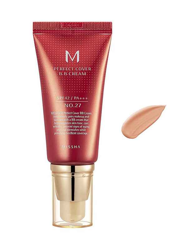 MISSHA - M Perfect Cover BB Cream SPF42 PA+++ swatches 27