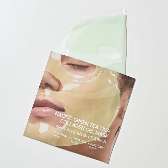 Green Tea Cica Collagen Gel Mask Packaging