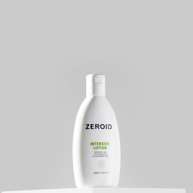ZEROID Intensive Lotion (200ml) grey background