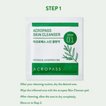 ACROPASS Trouble Cure (Skin Cleanser 6pcs + Trouble Cure 6pcs) how to use
