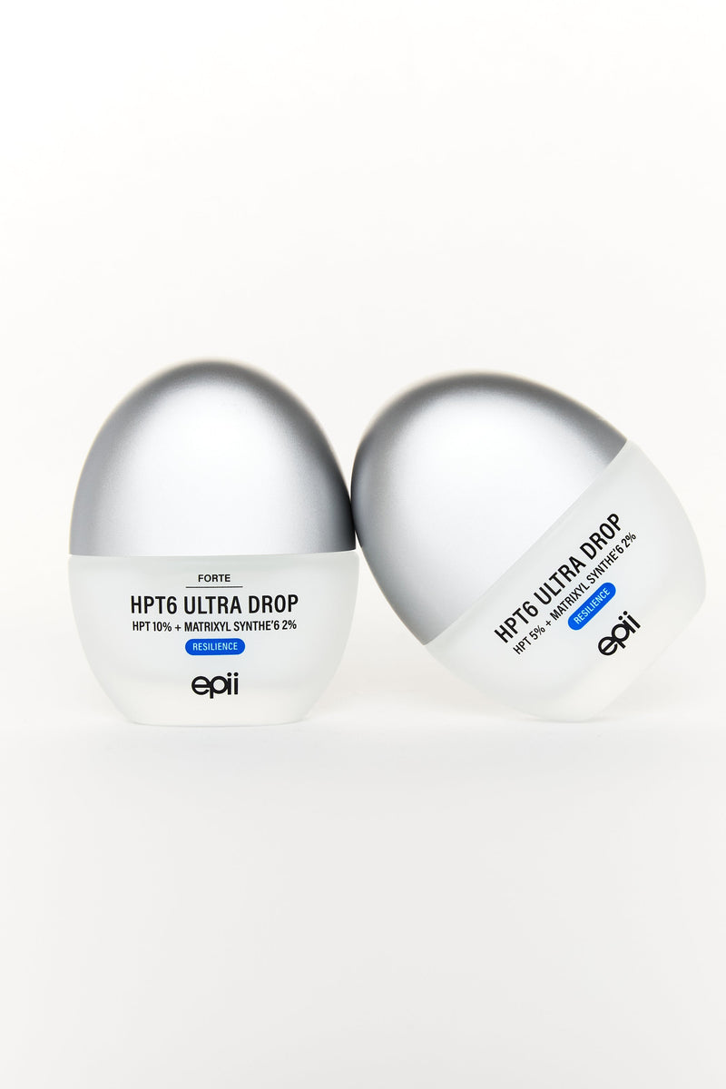 EPII HPT6 Ultra Drop 5% serum styled flat lay