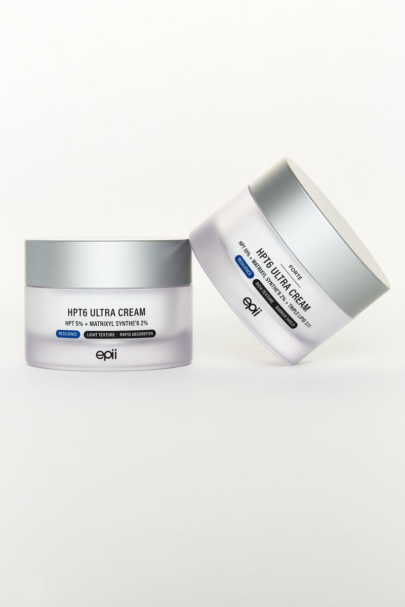EPII HPT6 Ultra Cream 5% moisturiser held in hand