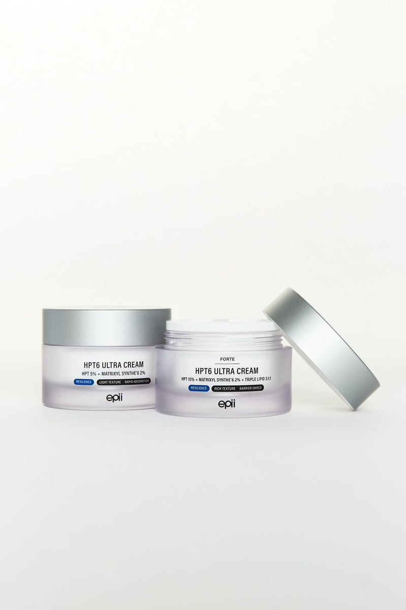 EPII HPT6 Ultra Cream 10% moisturiser packaging detail