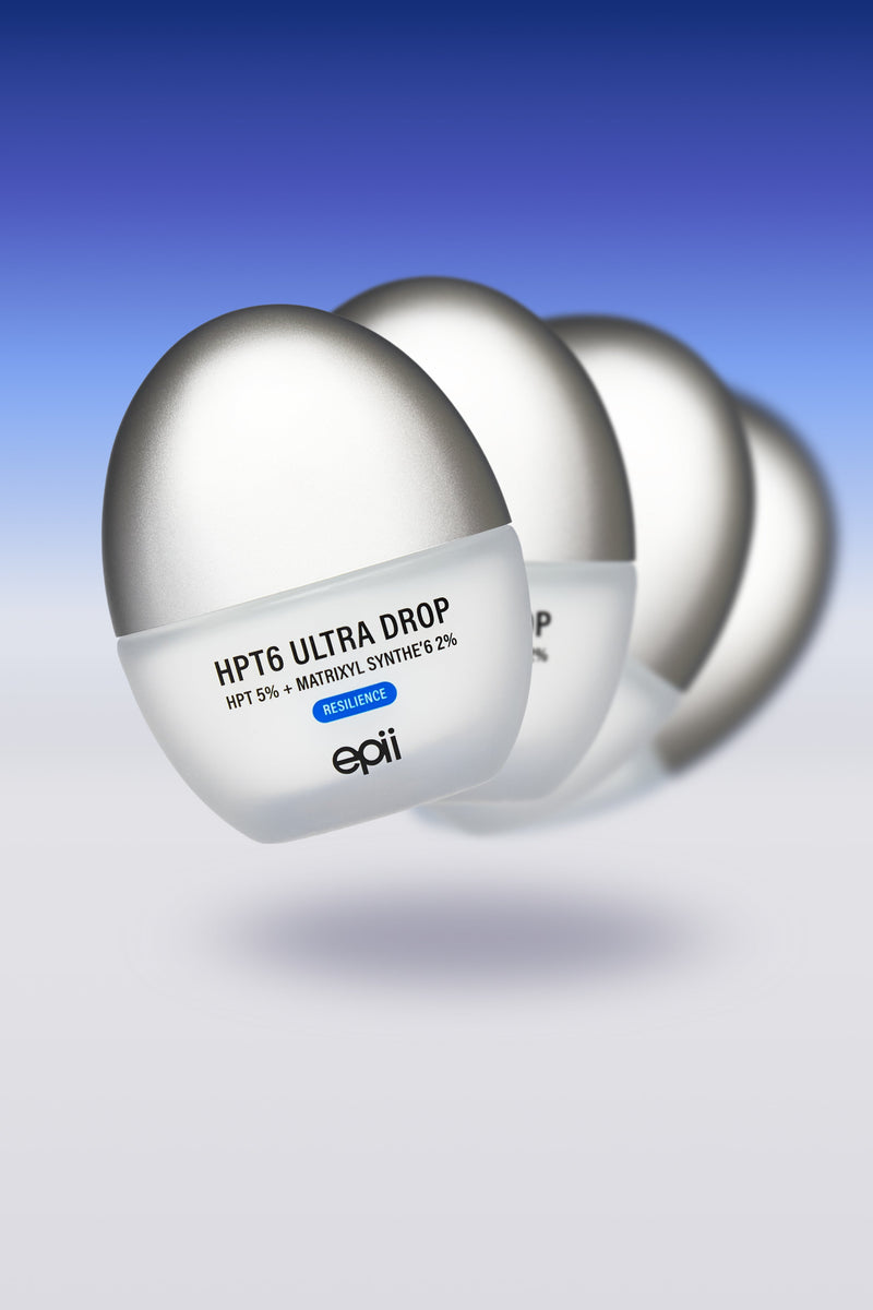 EPII HPT6 Ultra Drop 5% serum bottle on a neutral background