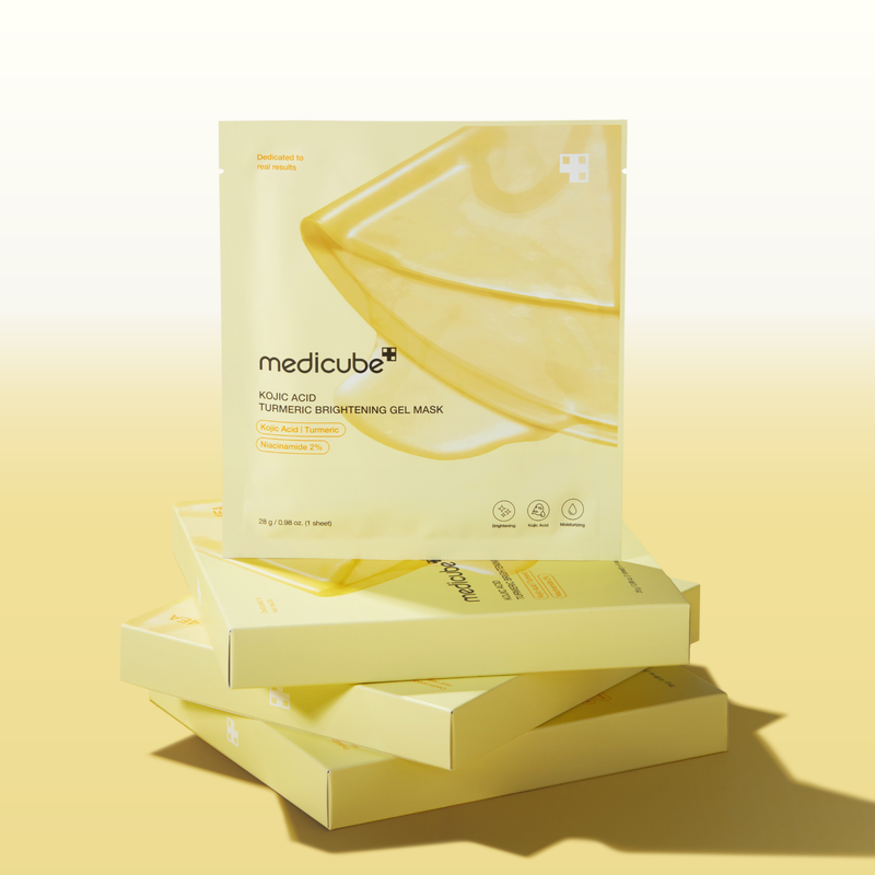 Kojic Acid Turmeric Brightening Gel Mask (4pc)
