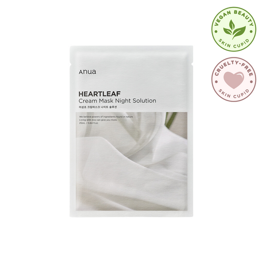 ANUA Heartleaf Cream Sheet Mask Night Solution