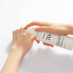 ANUA Heartleaf 70% Daily Lotion (200ml) application