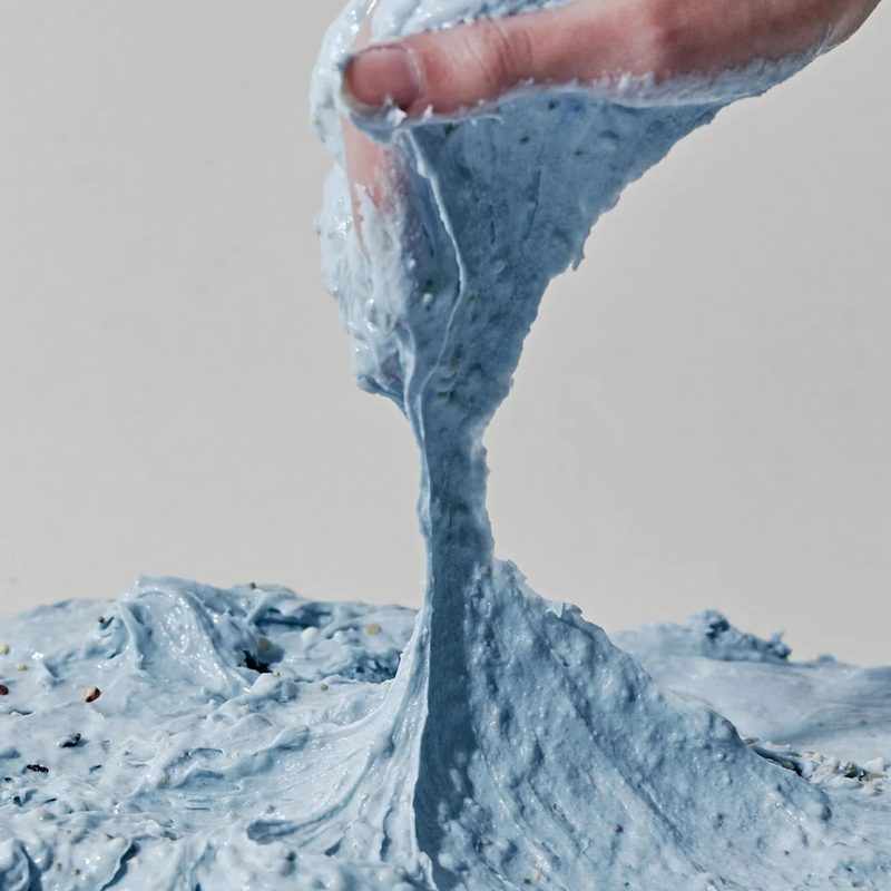 Arencia Blue Hyssop Rice Mochi Cleanser texture(120g)