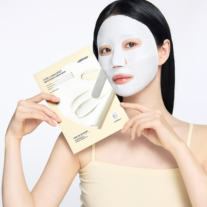 CELIMAX Pore+Dark Spot Brightening Cream Mask (4ea) MODEL