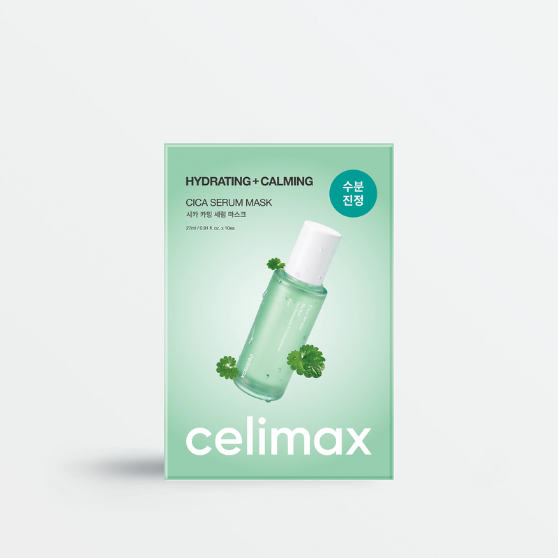CELIMAX The Real CICA Calming Serum Mask (10ea) Skin Cupid