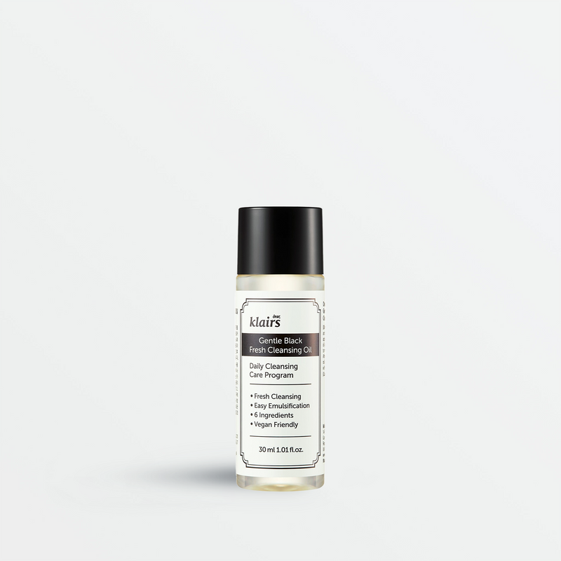 Dear Klairs Gentle Black Fresh Cleansing Oil (30ml) Skin Cupid