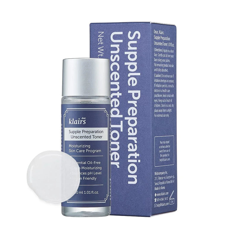 DEAR, KLAIRS Supple Preparation Unscented Toner Mini (30ml)