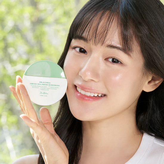Dr.Althea Green Tea Fresh Sunscreen MODEL