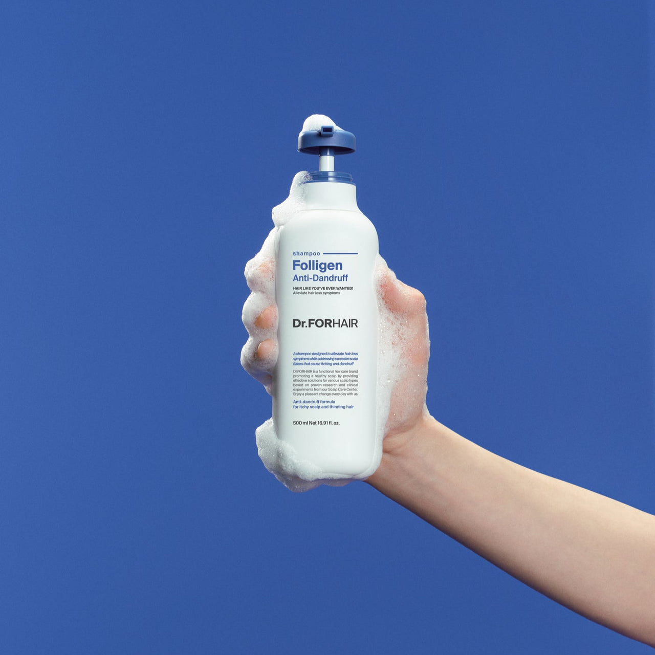 Folligen Anti-Dandruff Shampoo (500ml)