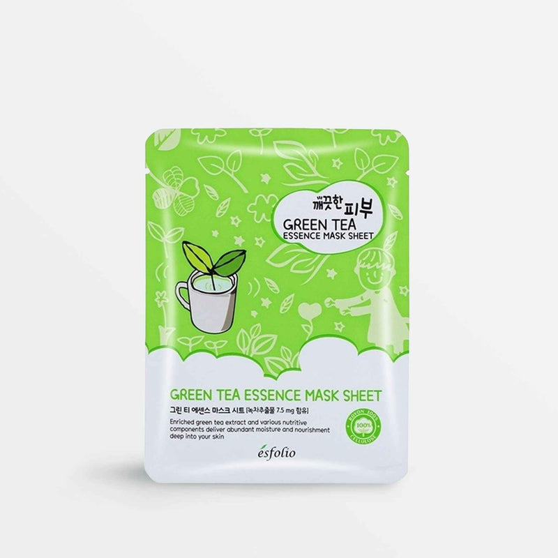Pure Skin Green Tea Essence Mask Sheet (1 pc)