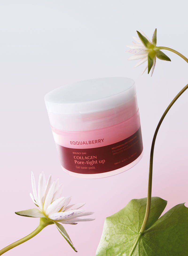 Eqqualberry Collagen Pore-Tight Up Gel Toner Pads (60pads)  