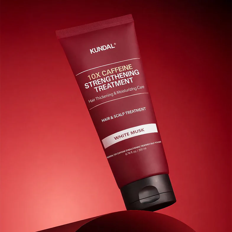KUNDAL 10X Caffeine Strengthening Treatment 200ml - White Musk Skin Cupid THUMBNAIL 
