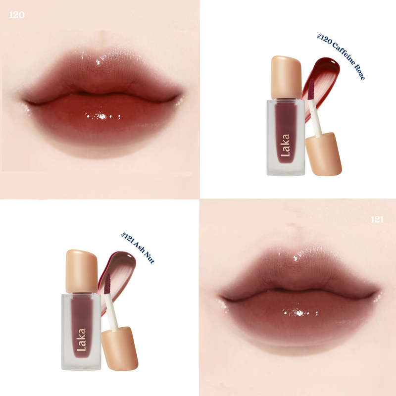 LAKA Fruity Glam Tint COLOUR SWATCH 120_121