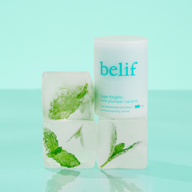 Belif Super Knights - Mint Plumper Lipcerin (15ml) Skin Cupid MOOD SHOT