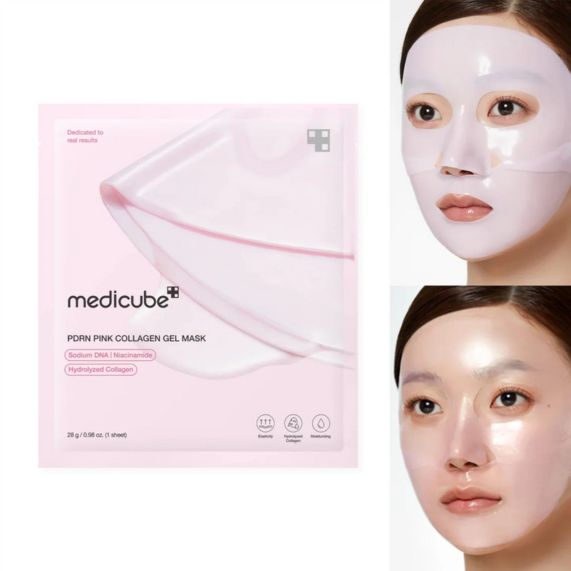 Medicube PDRN Pink Collagen Gel Mask MODEL2