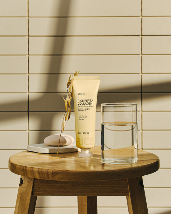 Nacific Rice Pepta Collagen Sherbet Cleansing Balm (80g) CONCEPT SHOT