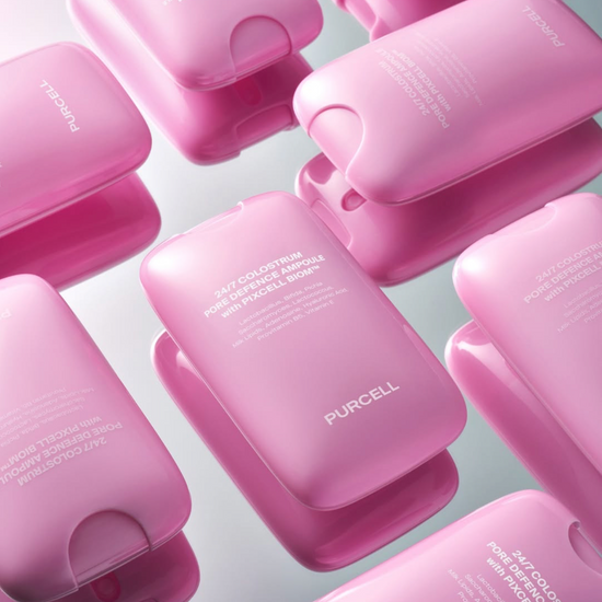 PURCELL 24/7 Colostrum Pore Defence Ampoule Pink Edition Skin Cupid (55ml) CONCEPT SHOT 
