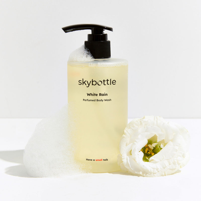 SkyBottle Perfumed Body Wash White Rain (300ml)