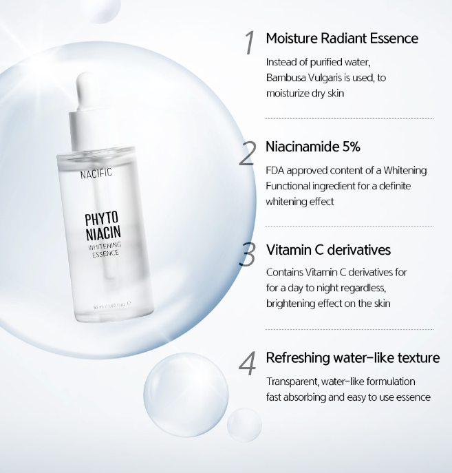 NACIFIC Phyto Niacin Whitening Essence (50ml) benefits