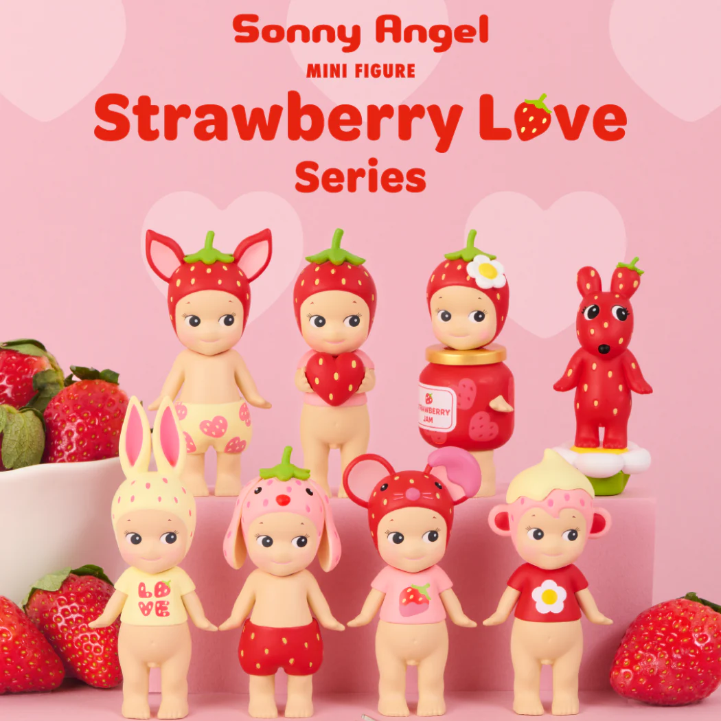 SONNY ANGEL Strawberry Love Series (1 pc) | Skin Cupid