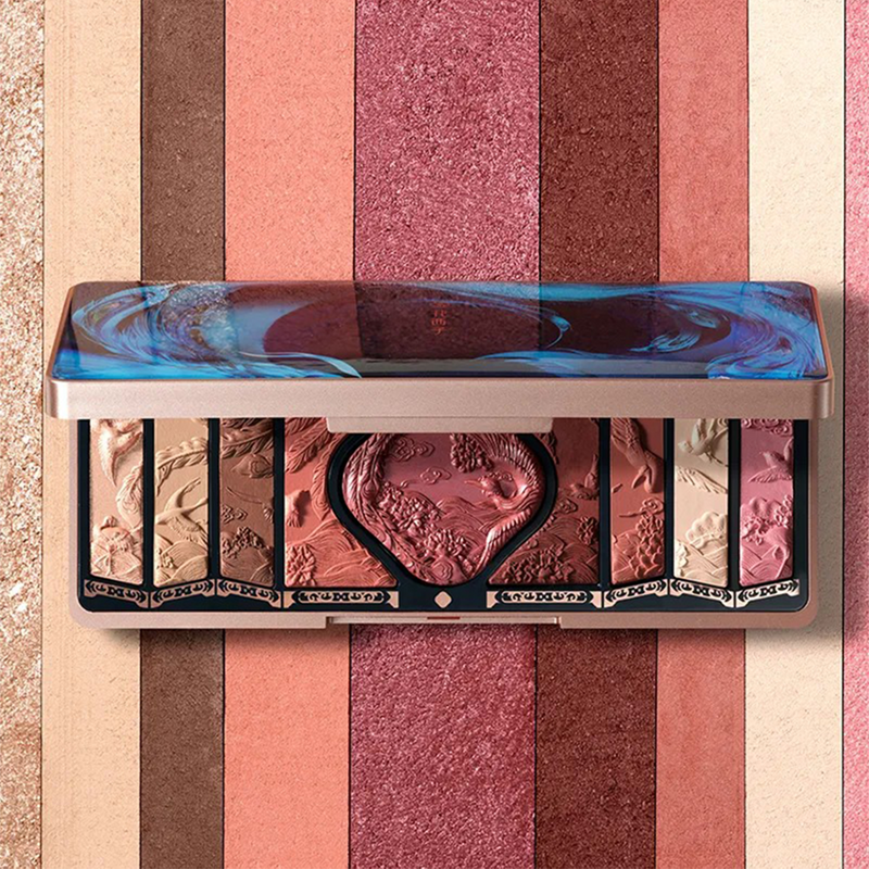 Floral Engraving Phoenix Makeup Palette