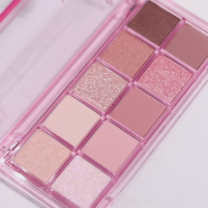 Peach C Seasonal Blending Eyeshadow Palette 06 Peach Yogurt Texture