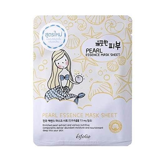ESFOLIO Pure Skin Pearl Essence Mask Sheet korean sheet mask